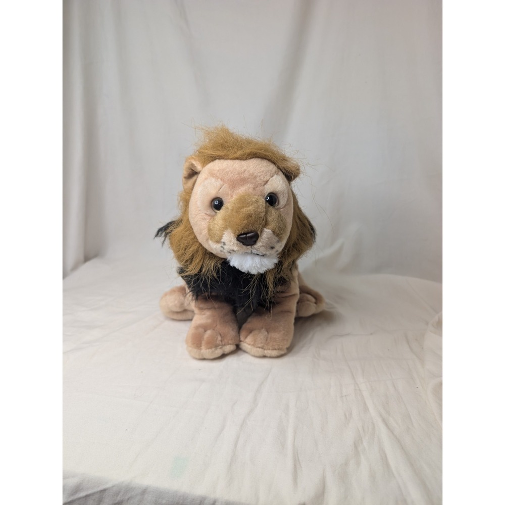 Wild Republic Realistic Lion Plush‎ 10" Stuffed Animal Zoo Animal